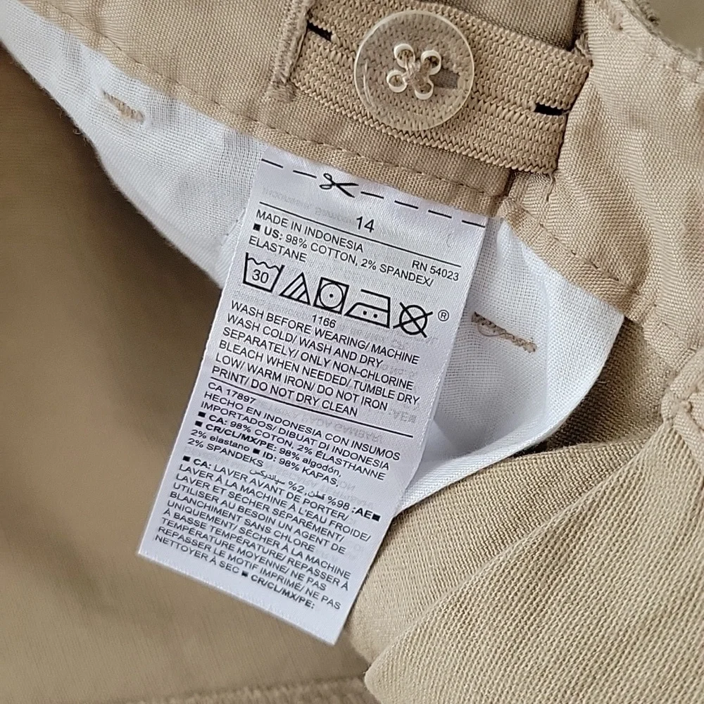 Old Navy Pants Bundle 3 Pairs Beige Chinos, Blue Jean, Black Jean Boys Size 14